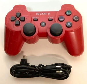 OEM Sony PS3 DualShock 3 RED Wireless Controller CECHZC2UA1 Sixaxis Gaming