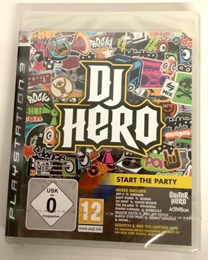 NEW DJ Hero 1 Start the Party 2009 Sony PlayStation 3 PS3 Video Game PAL VERSION