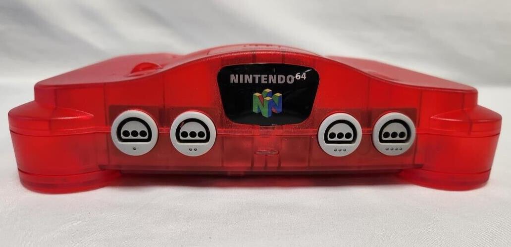 Nintendo selling 64 N64 Translucent Red Console