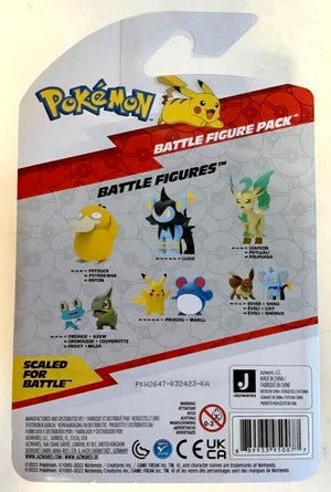 NEW Jazwares PKW2647 Pokemon 2-Inch EEVEE & SHINX 2-Pack Battle Figures
