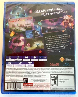 NEW Dreams Standard Edition Sony PlayStation 4 PS4 2020 Video Game imagination