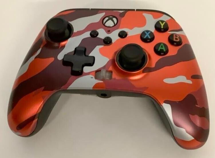 PowerA 1518910-01 Enhanced RED CAMO Wired Controller for Xbox Series X/S