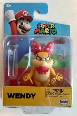 NEW Jakks 41834 World of Nintendo Super Mario 2.5-Inch WENDY Mini-Figure