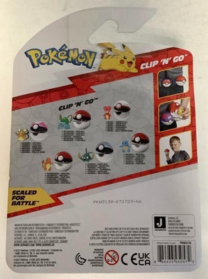 NEW Jazwares PKW3138 Pokemon Clip 'N' Go DEDENNE & LOVE BALL Battle Figure