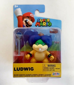 NEW Jakks Pacific 40991 World of Nintendo 2.5" Mario LUDWIG VON KOOPA MiniFigure