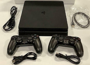 Sony PlayStation 4 SLIM 500GB Matte Black Video Game Console PS4 System Bundle