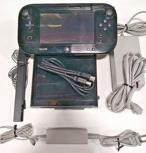 Nintendo Wii-U Console + Gamepad 32GB Black BUNDLE SET Video Game System WiiU