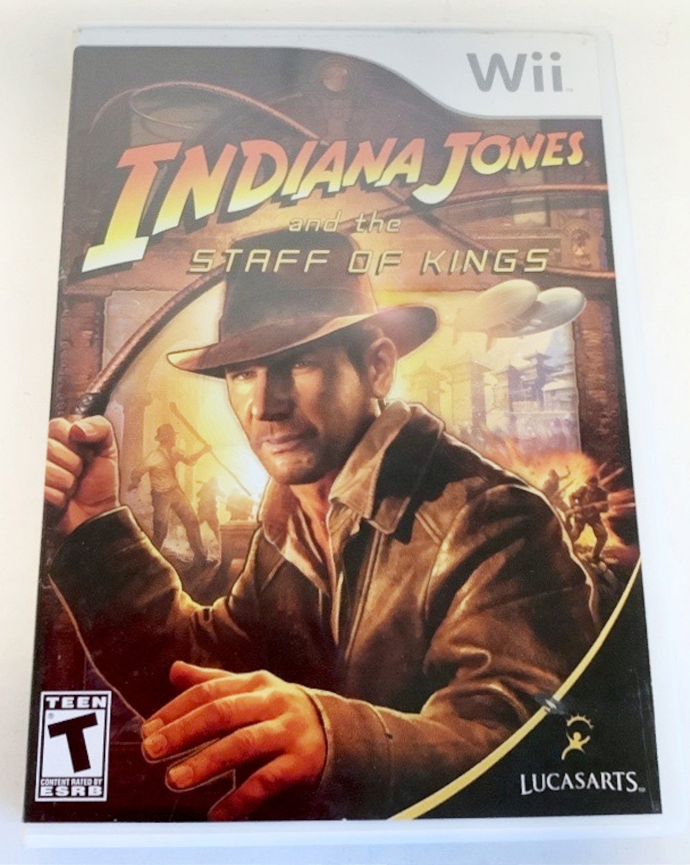 Indiana Jones and the Staff of Kings Nintendo Wii 2009 Video Game LucasArts [Pre-Owned/Refurbished]