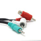 NEW Gaming Headset Splitter Cable 6'ft Male 3.5mm to RCA for Turtle Beach X3 X31