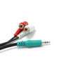 NEW Gaming Headset Splitter Cable 6'ft Male 3.5mm to RCA for Turtle Beach X3 X31