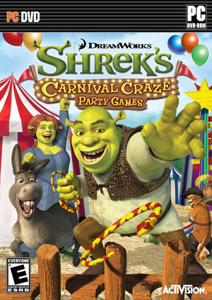 NEW Shrek's Carnival Craze Party Games PC Game SEALED