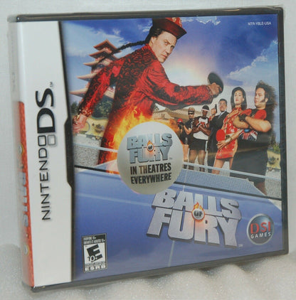 SEALED NEW Nintendo DS DSi Balls of Fury Video Game Chris Walken Movie Ping Pong