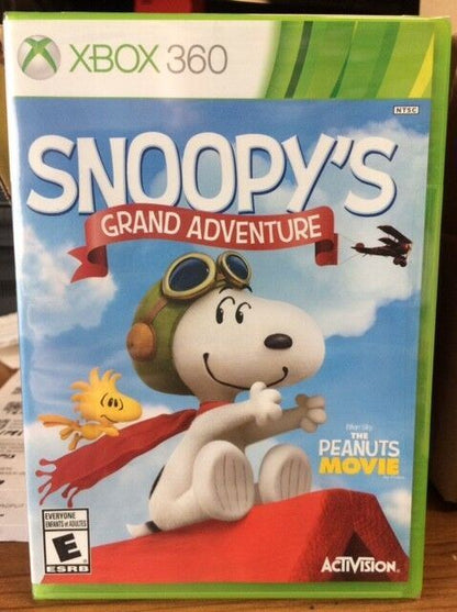NEW Peanuts Movie: Snoopy's Grand Adventure Xbox 360 video game English/French