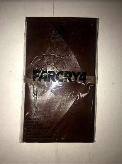 NEW Far Cry 4 Kyrat Collectible Leather Travel Journal Notebook & Knife Pendant