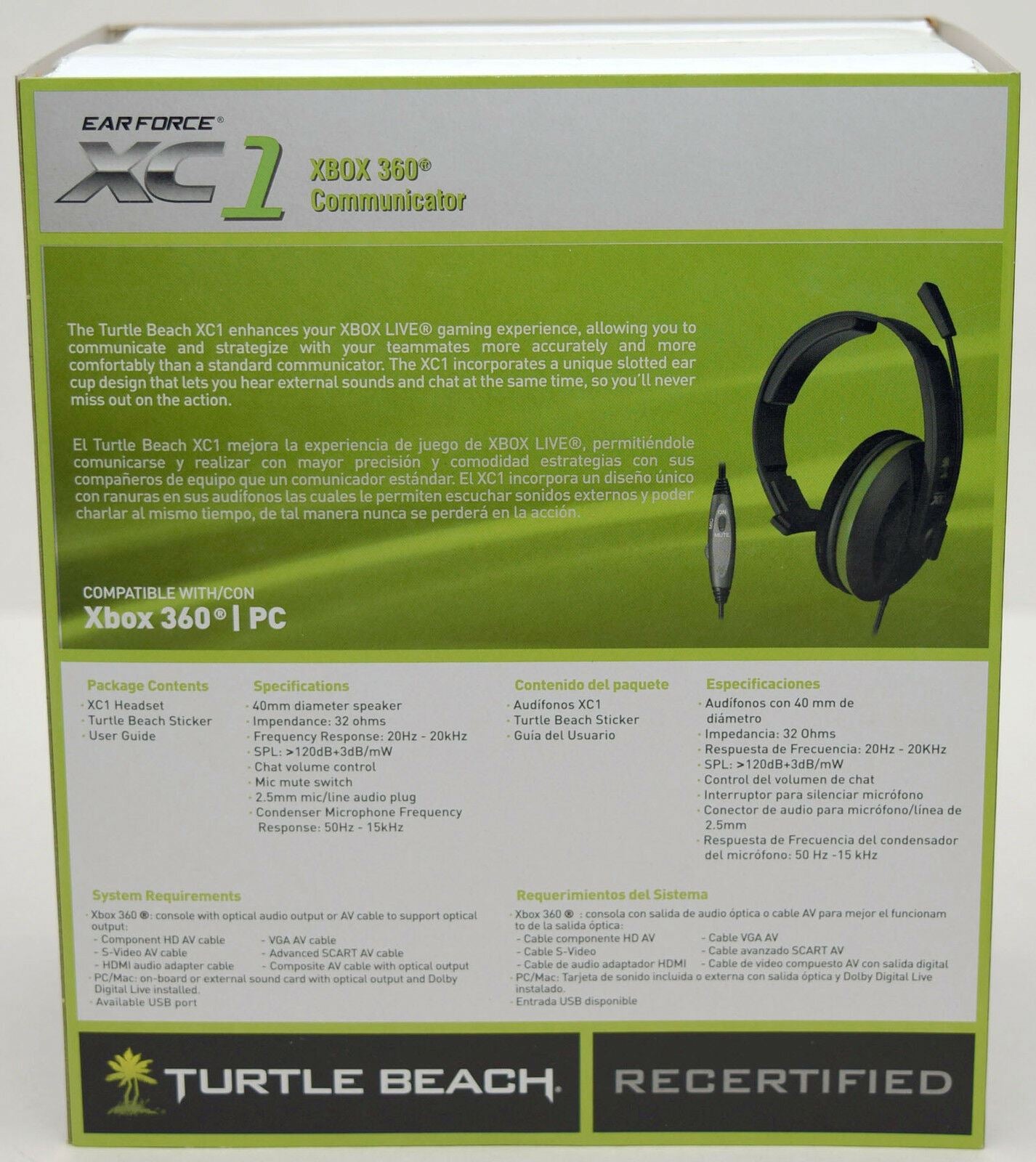 Turtle beach deals ear force xc1