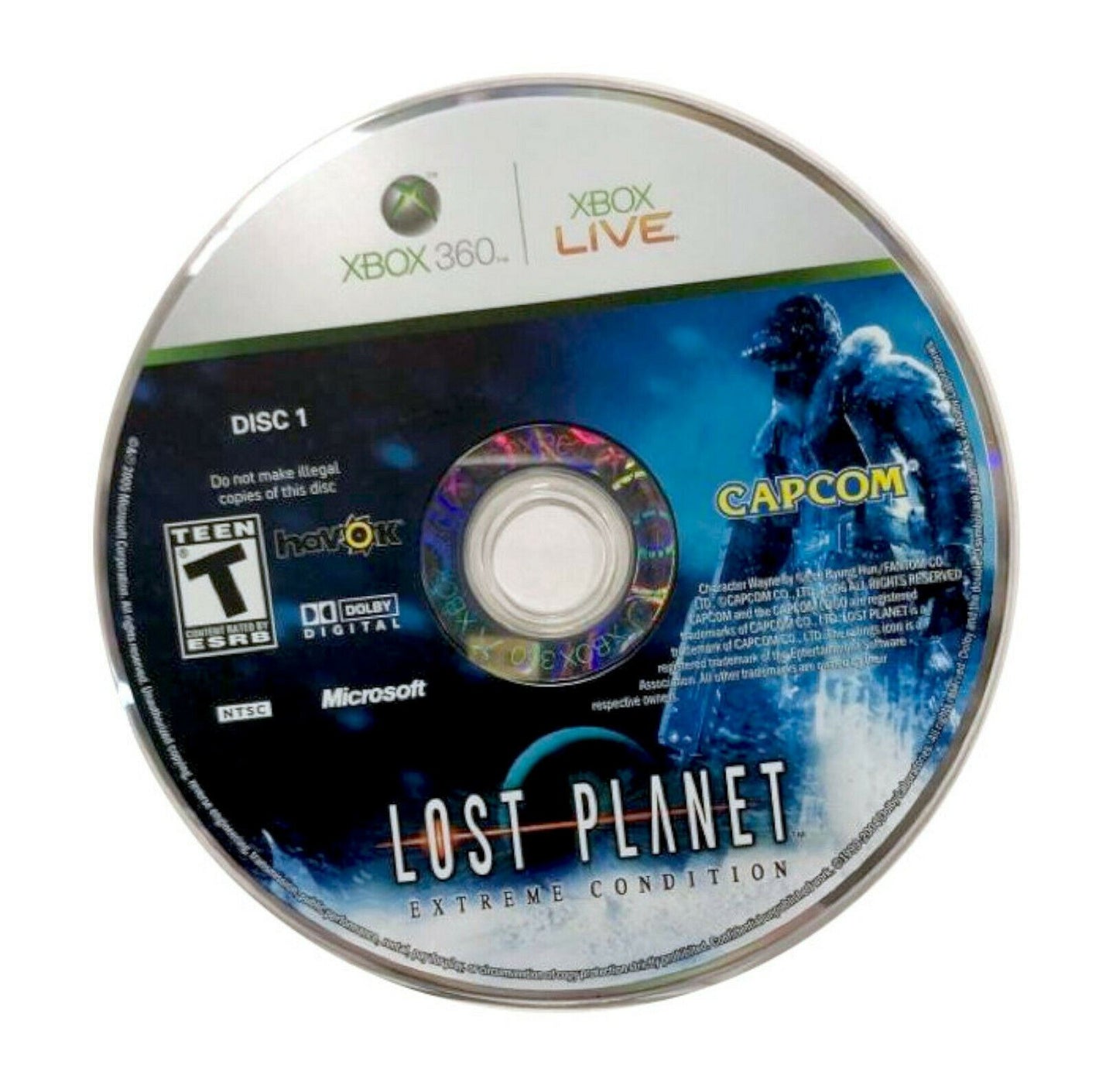 Lost Planet Extreme Condition Collector's Edition Xbox 360 Video GAME DISC ONLY [Used/Refurbished]