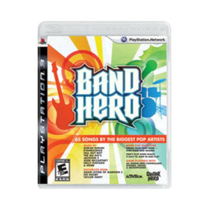 PS3 BAND HERO Video GAME w/case no-guitar Sony PlayStation-3 COMPLETE devo styx [Used/Refurbished]