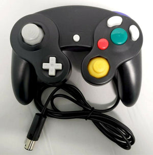 NEW Wired Gamepad Controller Black for Nintendo GameCube / Wii Gaming