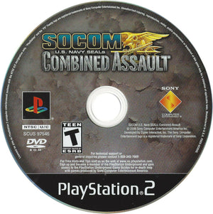 PS2 Socom Us Navy Seals Combined Assault Sony Playstion 2 Video Game DISC ONLY [Used/Refurbished]