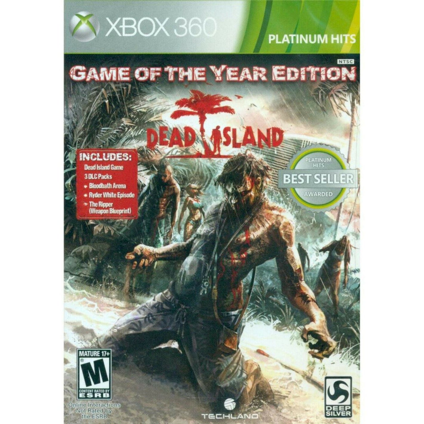 NEW Dead Island Game of the Year Edition Platinum Hits Xbox 360 Video Game