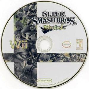 Super Smash Bros. Brawl Nintendo Wii Video Game DISC ONLY link pikachu kirby [Used/Refurbished]