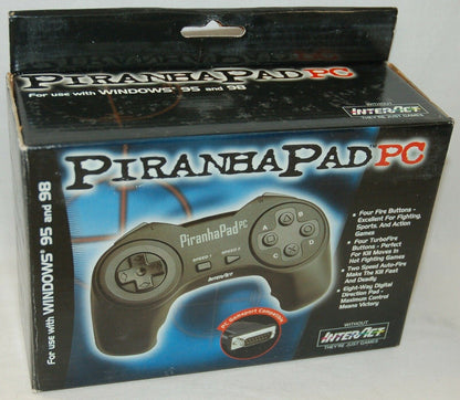 NEW InterAct SV-231A Piranha Pad PC Video Game Controller for Windows computer