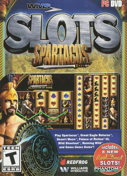 WMS Slots: Spartacus Casino Games for Windows PC Reel Deal Phantom Classic Spin [Used/Refurbished]