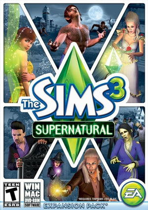 The Sims 3 Supernatural Expansion Pack Video Game for PC & MAC Computer Magical [Used/Refurbished]
