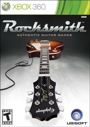 Xbox 360 Rocksmith Video Game learn authentic guitar multiplayer ubisoft mini [Used/Refurbished]