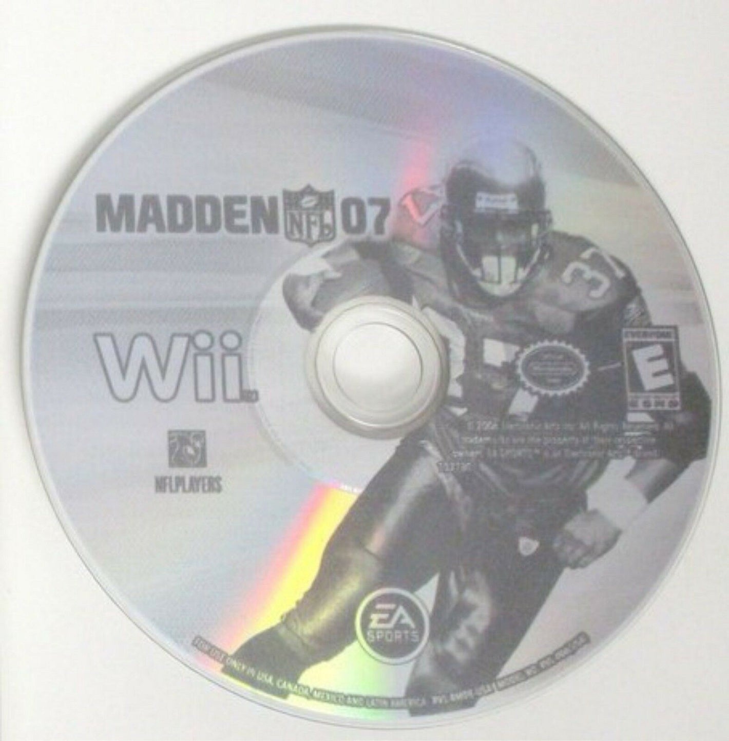 MADDEN NFL 07 Nintendo Wii Video Game DISC ONLY football EA Sports [Used/Refurbished]