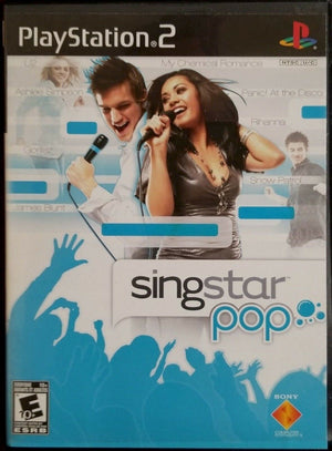 Singstar Pop Sony PlayStation 2 Video Game PS2 Karaoke Singing Duet Concert [Used/Refurbished]