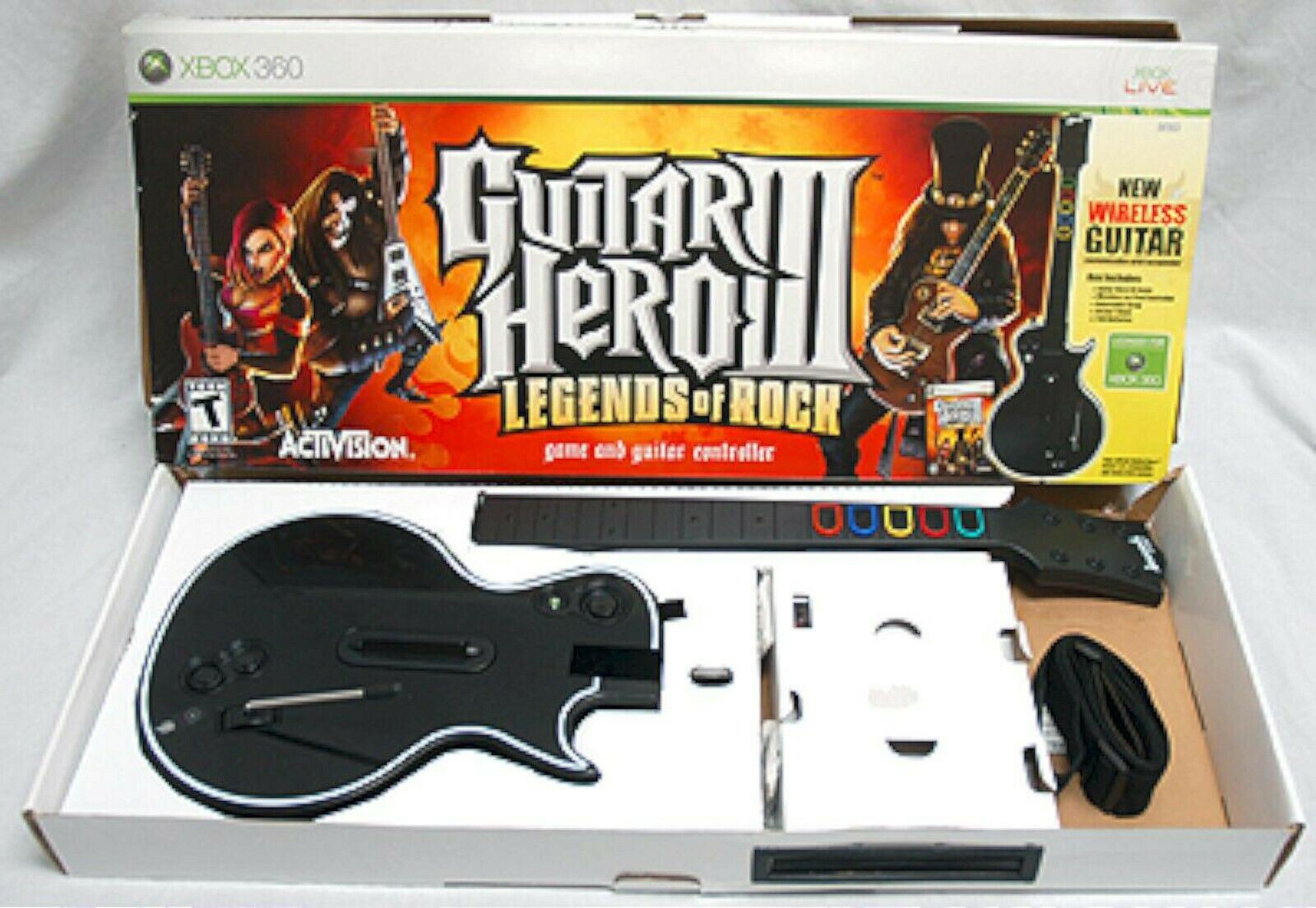 Store Guitar Hero Les Paul Wireless Controller/Guitar For Xbox 360