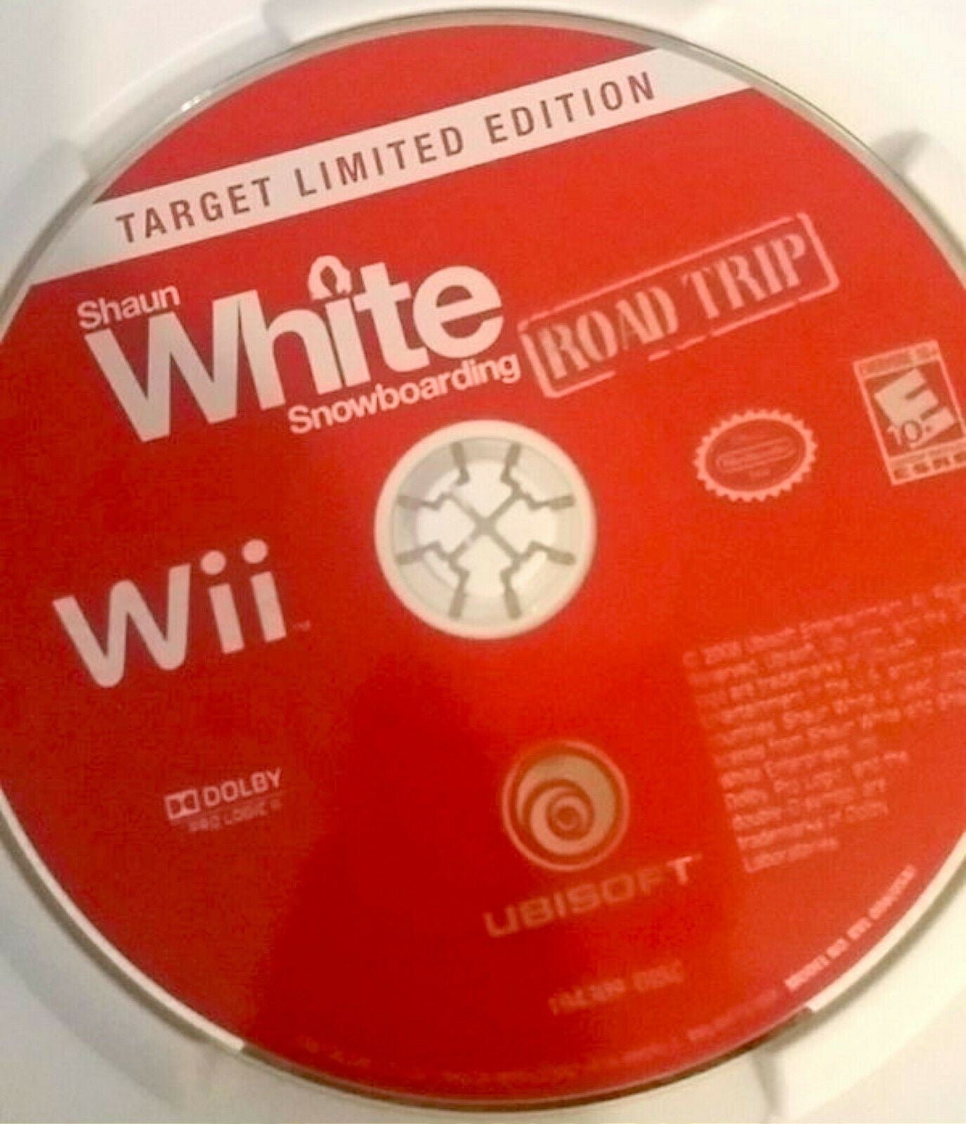 Shaun White Snowboarding Road Trip Target Limited Ed. Nintendo Wii DISC ONLY [Pre-Owned/Refurbished]