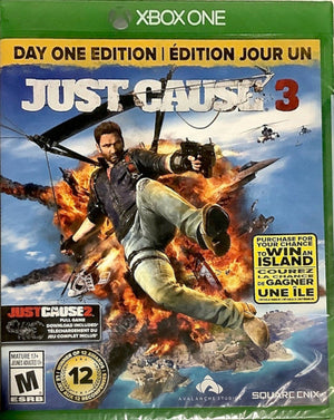 NEW Just Cause 3 w/Just Cause 2 Download Xbox One video game English/French