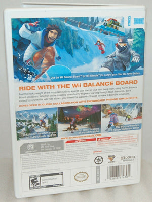 Nintendo Wii Shaun White Snowboarding Road Trip Video Game Tricks Real Locations [Used/Refurbished]