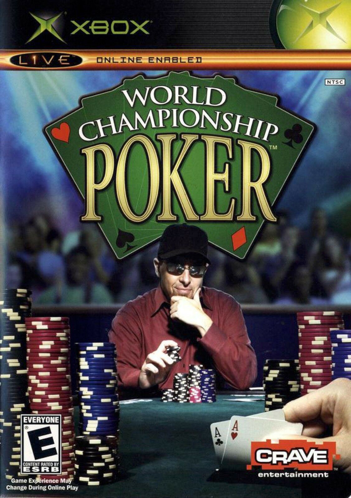 Xbox World Championship Poker Video Game casino card texas hold-em multiplayer [Used/Refurbished]