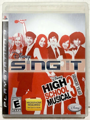 Disney SING IT High School Musical 3 Senior Year PS3 PlayStation 3 Video Game [Used/Refurbished]