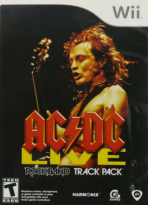 AC/DC Live Rock Band Track Pack Nintendo Wii Video Game music rhythm concert [Used/Refurbished]