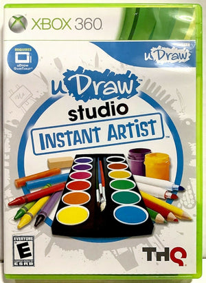 uDraw Studio: Instant Artist Microsoft Xbox 360 Video Game draw paint artistic [Used/Refurbished]