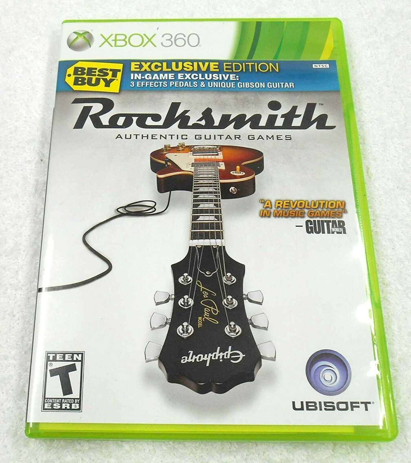 Rocksmith Best Buy Exclusive Edition Xbox 360 Video Game learn authentic guitar [Used/Refurbished]