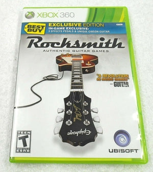 Rocksmith Best Buy Exclusive Edition Xbox 360 Video Game learn authentic guitar [Used/Refurbished]