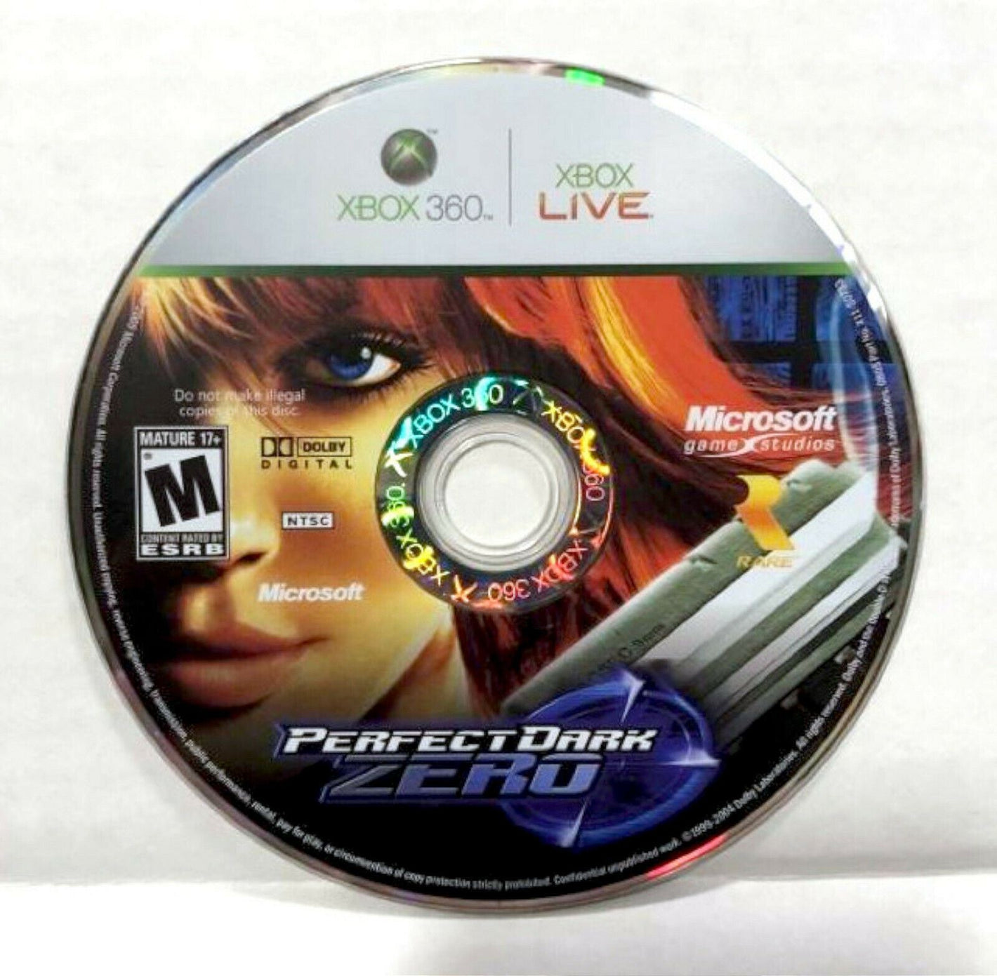 Xbox 360 Perfect Dark Zero Video Game DISC ONLY Live Multiplayer Online 1080p HD [Used/Refurbished]