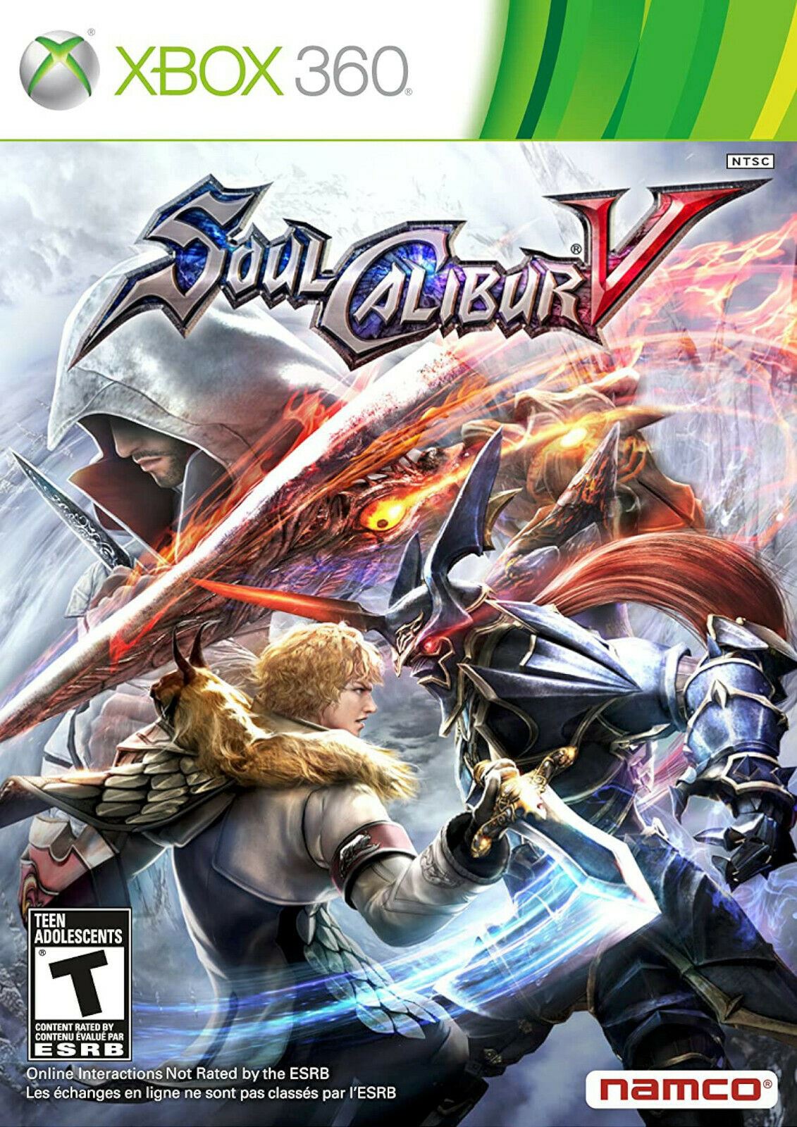 Soul Calibur V Microsoft Xbox 360 Video Game fighting epic story multiplayer [Used/Refurbished]