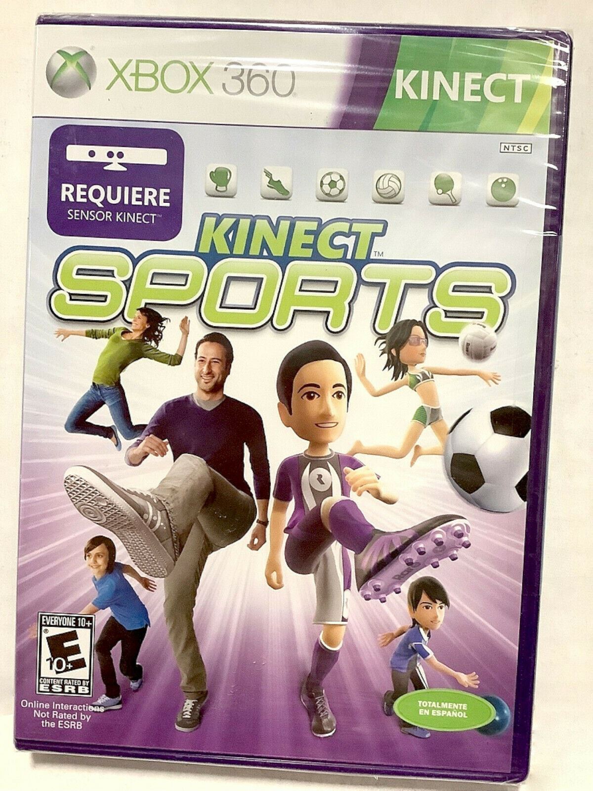 NEW Kinect Sports for Microsoft Xbox 360 Video Game SPANISH VERSION