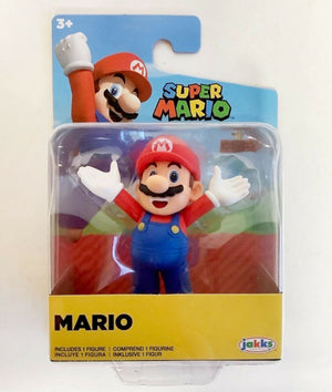 NEW Jakks Pacific 40128 World of Nintendo 2.5-inch OPEN ARMS MARIO Mini-Figure