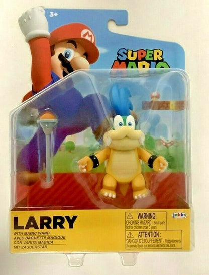 NEW Jakks 40872 World of Nintendo Mario 4-Inch LARRY WITH MAGIC WAND Mini-Figure
