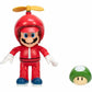 NEW Jakks 40827 World of Nintendo 4" PROPELLER MARIO W/GREEN MUSHROOM MiniFigure