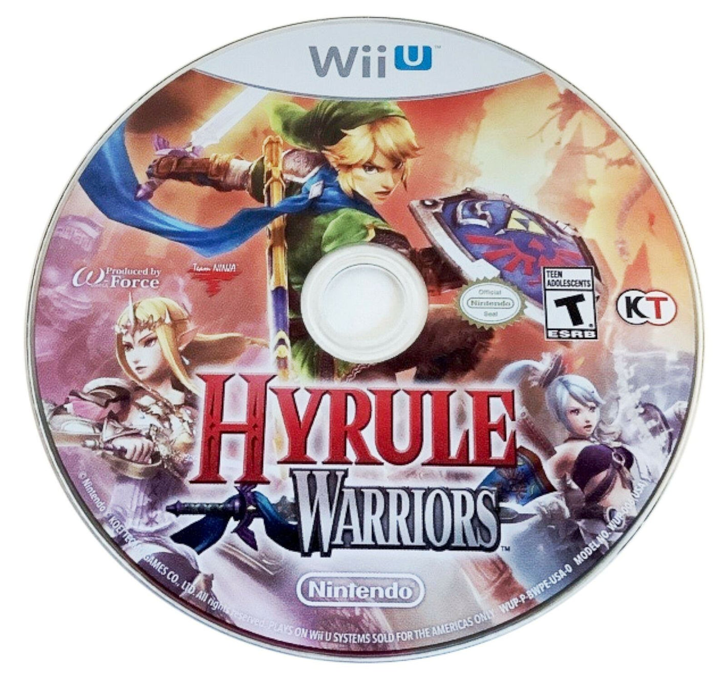 Hyrule Warriors Nintendo Wii U 2014 Video Game DISC ONLY Wii U link zelda [Used/Refurbished]