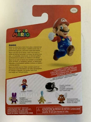 NEW Jakks Pacific World of Nintendo Super Mario 2.5" RUNNING MARIO Mini-Figure