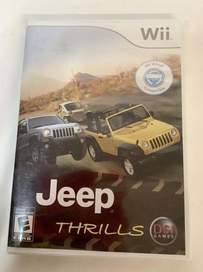Jeep Thrills Nintendo Wii 2008 Video Game Racing Off-Road Tracks DSI [Used/Refurbished]